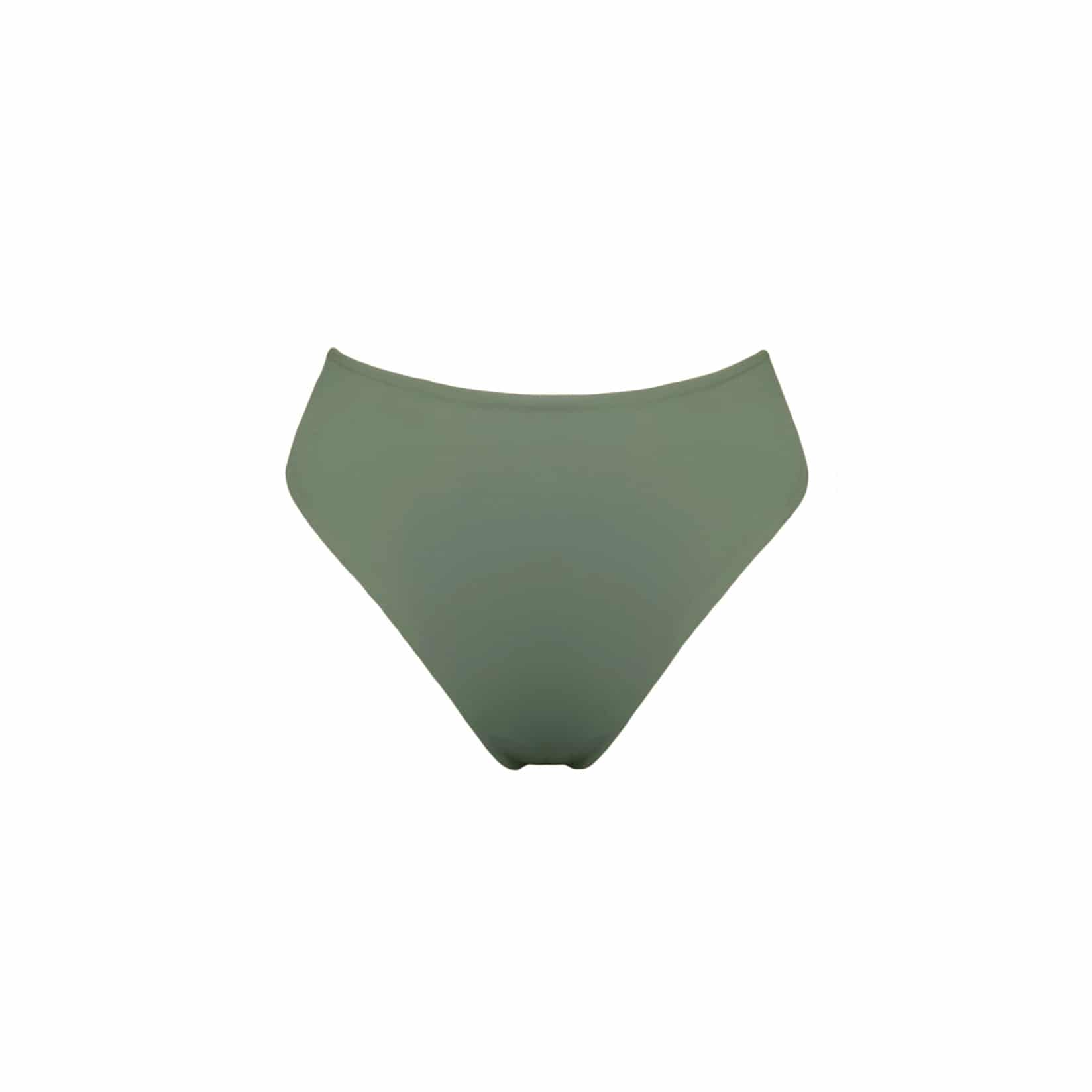 dół zielony oliwkowy wysoki stan amalfi hipster bikini kostium kąpielowy polski