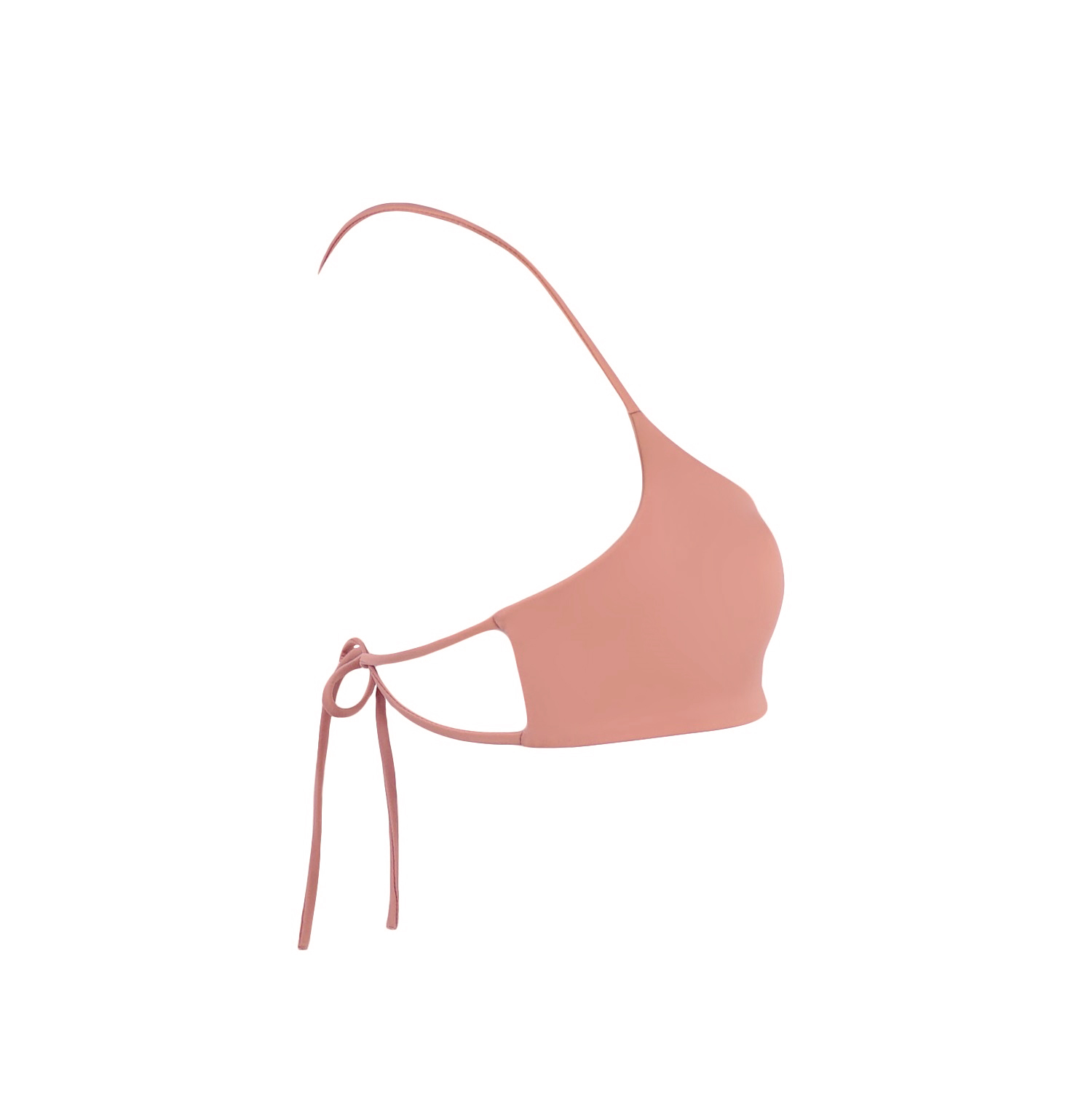 acaia-top-bikini-tied-góra-rose różowy pudrowy brzoskwiniowy łososiowy -długie-paseczki-sznureczki-kokardki-bikini-acaia- polska marka swimwear bikini top bottom brazilian rose pink peach 4