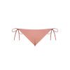 acaia dół kremowy rose rożowy pink polska marka kostium kąpielowy wiązany bikini cream bikini bottom swimwear swimsuit spaghetti strap
