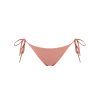 acaia dół kremowy rose rożowy pink polska marka kostium kąpielowy wiązany bikini cream bikini bottom swimwear swimsuit spaghetti straps