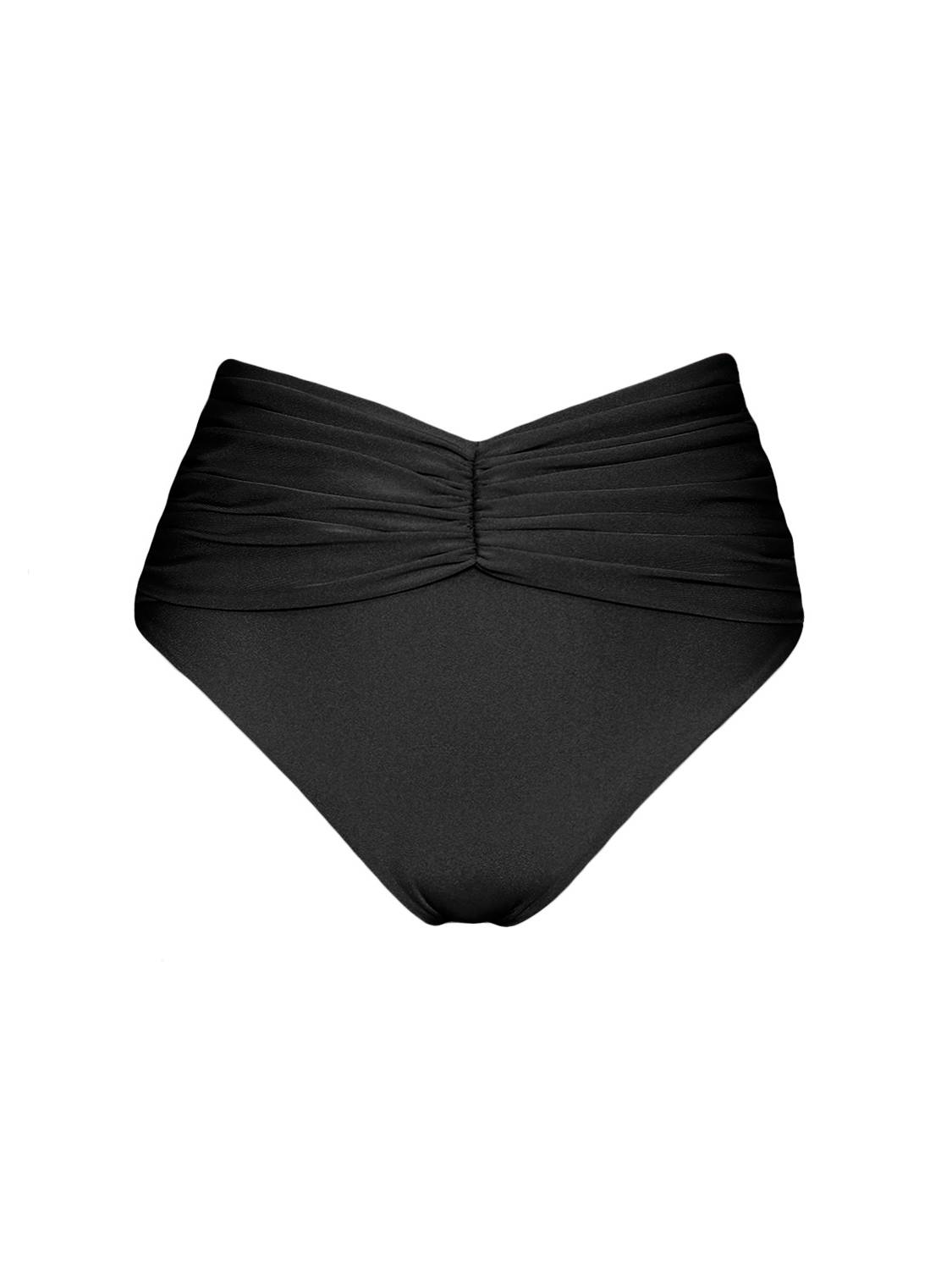 bikini czarne strój kąpielowy czarny polska marka dół bikini-marszczony błyszczący czarny black-wiazany-trojkaty-majtki-matala-z-wysokim-stanem czarne-shiny draped high waist black bottom swimwear swimsuit 2