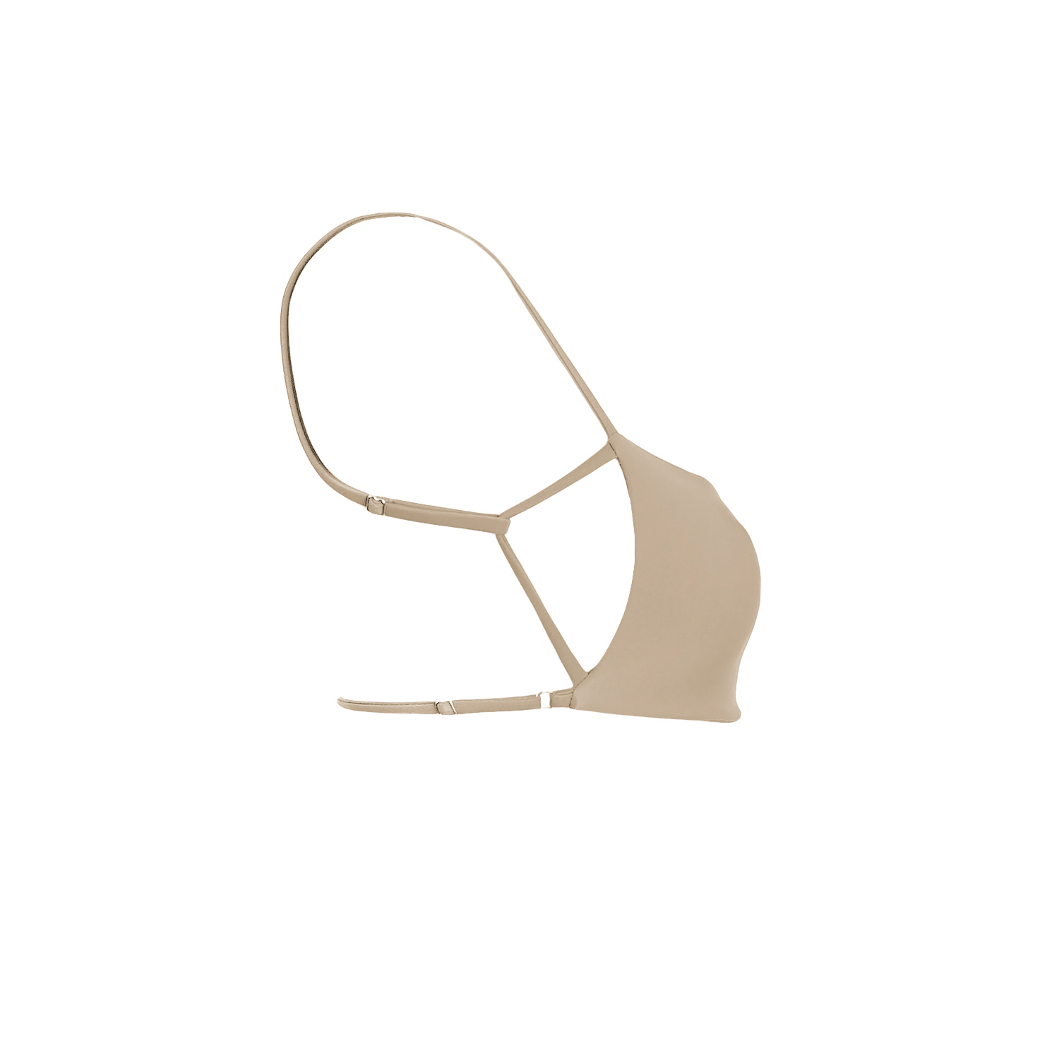 tamai top talisa dół beż beżowy piaskowy strój kąpielowy góra polska marka cienkie ramiączka minimalistyczny bottom sand beige bikini minimalistic spaghetti strap swimwear swimsuit luxury