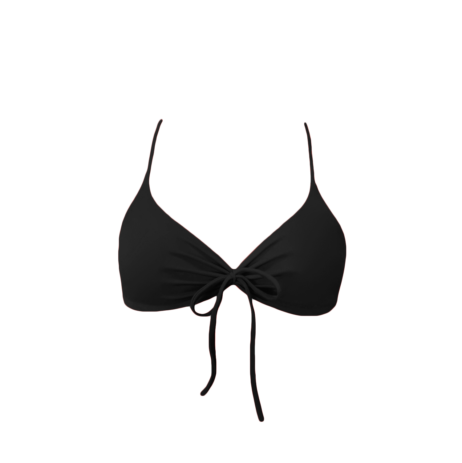 acaia-top-bikini-tied-góra-czarna black-długie-paseczki-sznureczki-kokardki-bikini-acaia- polska marka swimwer bikini top bottom brazilian black 3