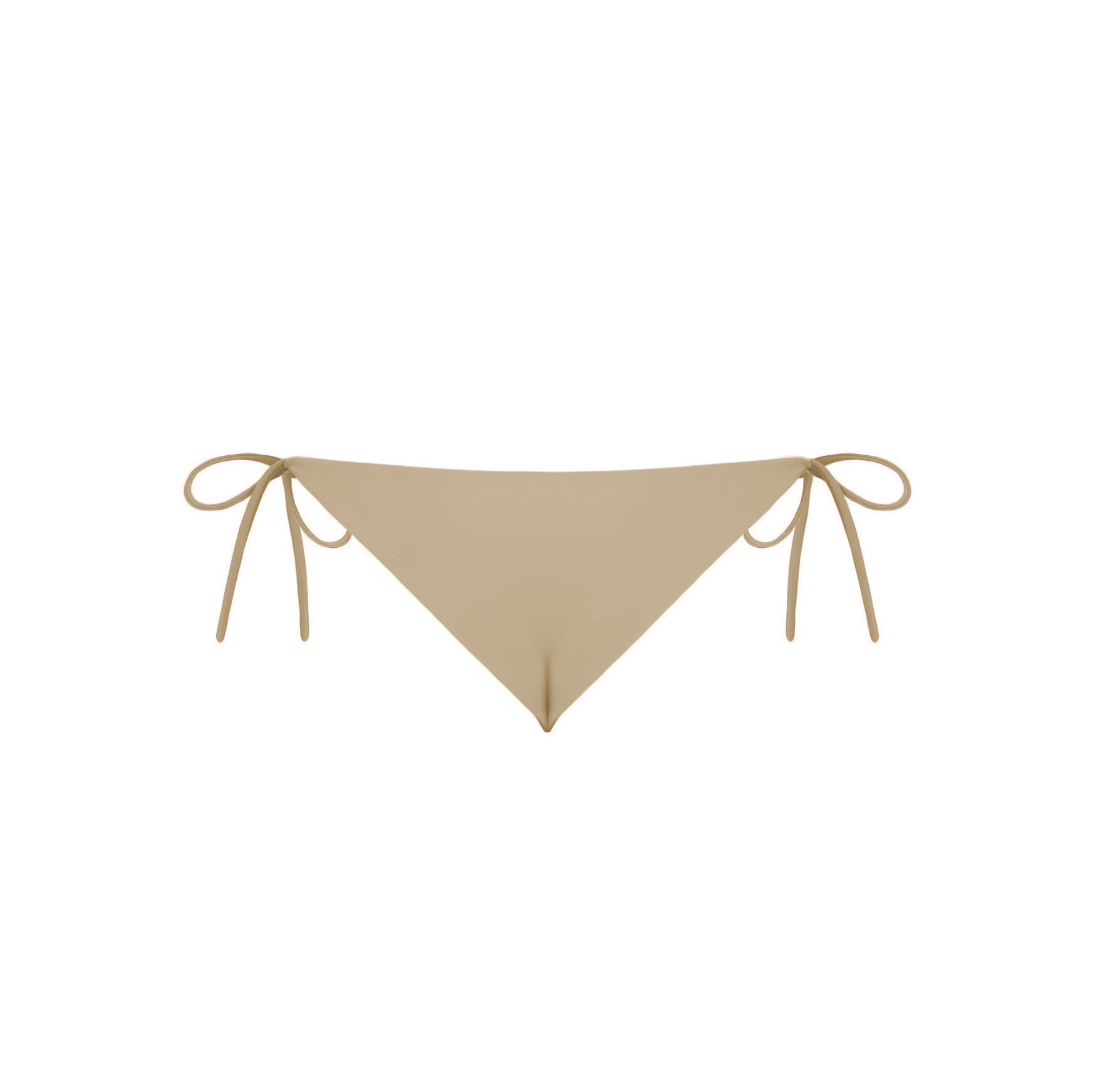 acaia-top-bikini-tied-góra-trójkąty-beżowy-sand -długie-paseczki-sznureczki-kokardki-bikini-acaia- polska marka swimwer bikini bottom brazilian beige